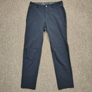 NIKE Golf Dri-Fit Golf Pants Men's 28x30 Black Modern Fit Lightweight Activewear
